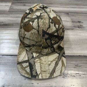 Vintage camo camouflage SnapBack hunting hat baseball cap one size